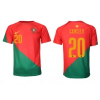 Fotbalové Dres Portugalsko Joao Cancelo #20 Domácí MS 2022 Krátký Rukáv